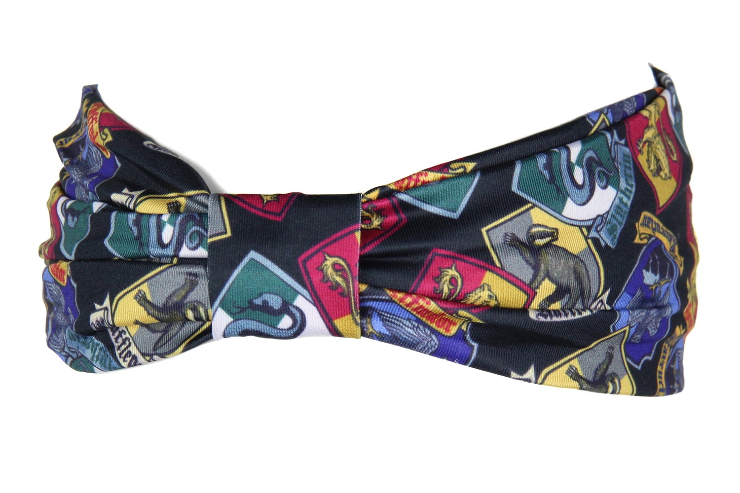 Harry Potter House Crest Earrings – Gold Hogwarts Crest With Lion, Snake, Badger & Eagle, Officially Licensed