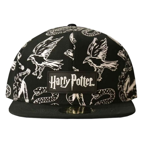 Harry Potter Baseball Cap House emblems 3D Embroidery Official Black Snapback