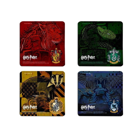 Harry Potter (Hogwarts Houses) Hardboard Coaster Set of Four CSTRHRD026