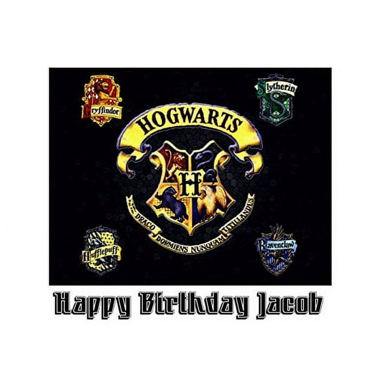 Harry Potter Slytherin Logo Crest Birthday Party Cake Topper 