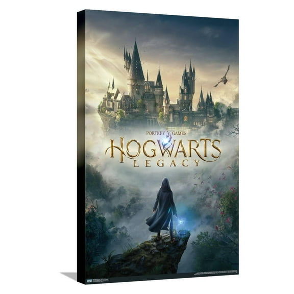 Harry Potter: Hogwarts Legacy - Key Art Canvas Wall Poster, 14.725" x 22.375"
