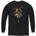 thumbnail image 1 of Harry Potter Hogwarts Magicial Mischief Level Up Crest Kids Long Sleeve T Shirt (Medium) for Youth Boys and Girls, Black, 1 of 4