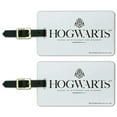 thumbnail image 1 of Harry Potter Hogwarts Modern Logo Luggage ID Tags Suitcase Carry-On Cards - Set of 2, 1 of 6