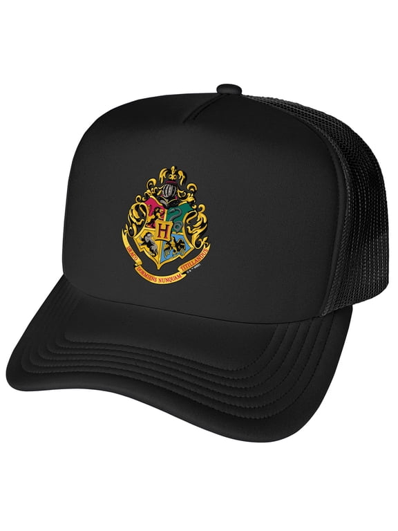 Hogwarts School Crest Foam Snapback Trucker Hat - Unisex for Men and Women