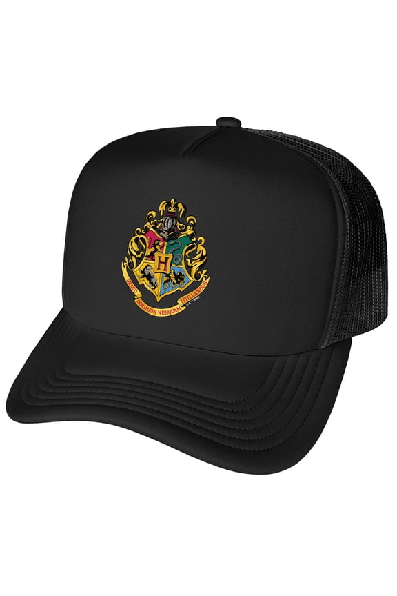 Hogwarts School Crest Foam Snapback Trucker Hat - Unisex for Men and Women