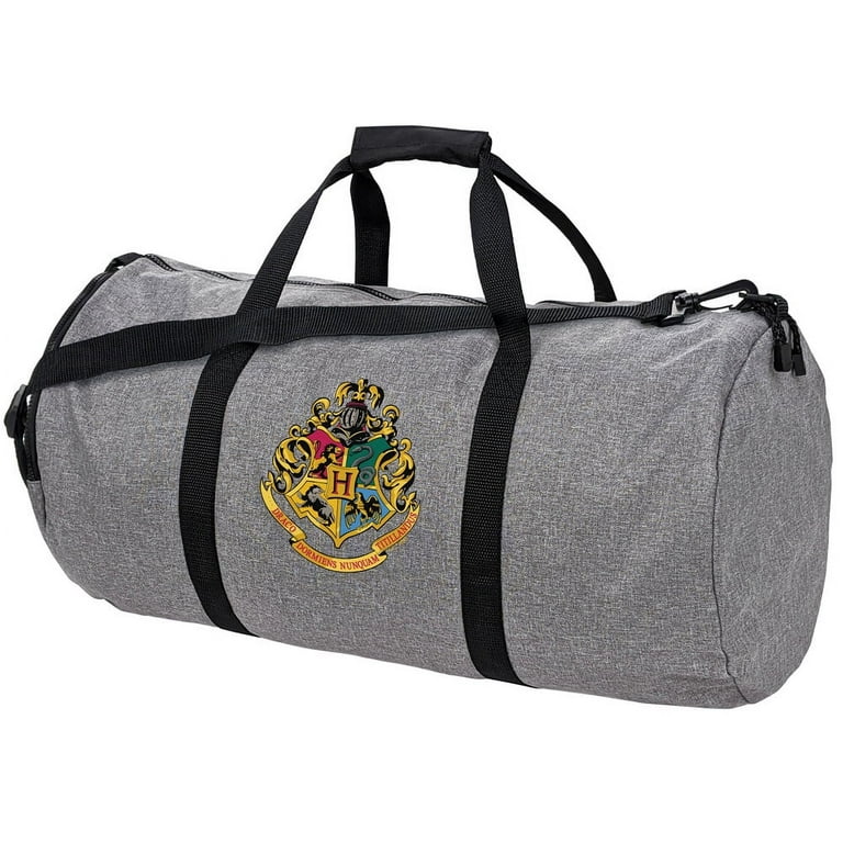 Harry Potter Hogwarts School Crest Lightweight Duffel Bag for Sports and Gym Packable for Travel