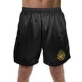 thumbnail image 1 of Harry Potter Hogwarts School Crest Mens Lined Mesh Shorts, Black, 2X-Large, 1 of 6