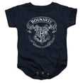 thumbnail image 1 of Harry Potter Hogwarts School Crest Unisex Infant Snap Suit for Baby, Navy, X-Large, 1 of 3