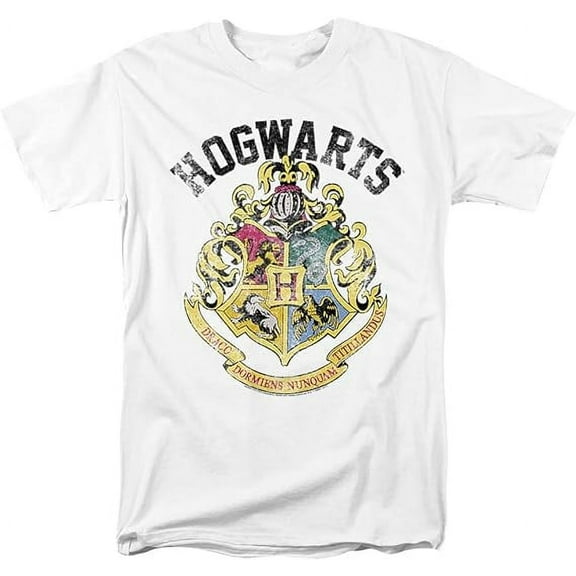 Harry Potter Hogwarts School Logo Unisex Adults T Shirt