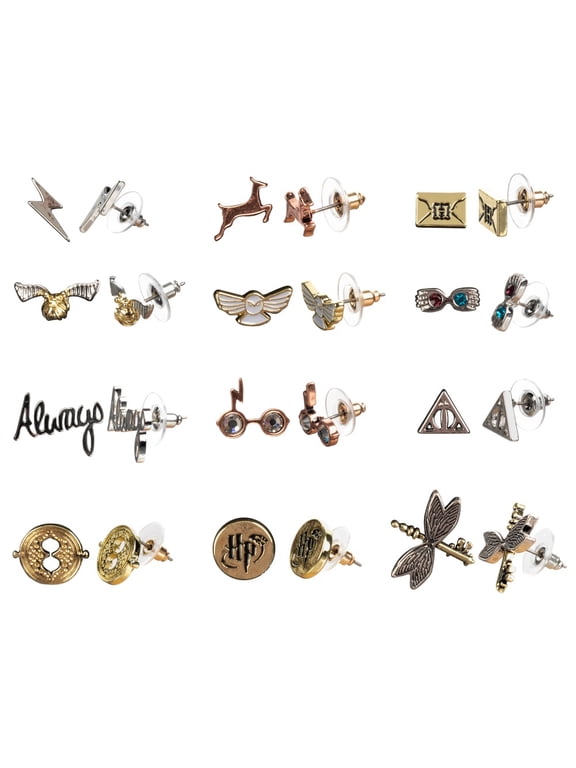 Harry Potter Hogwarts Symbols Fashion Earrings Earrings Set For Women