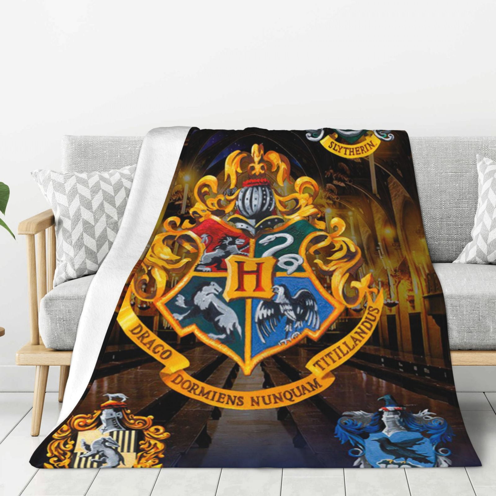 Harry potter throw blanket with sleeves hotsell