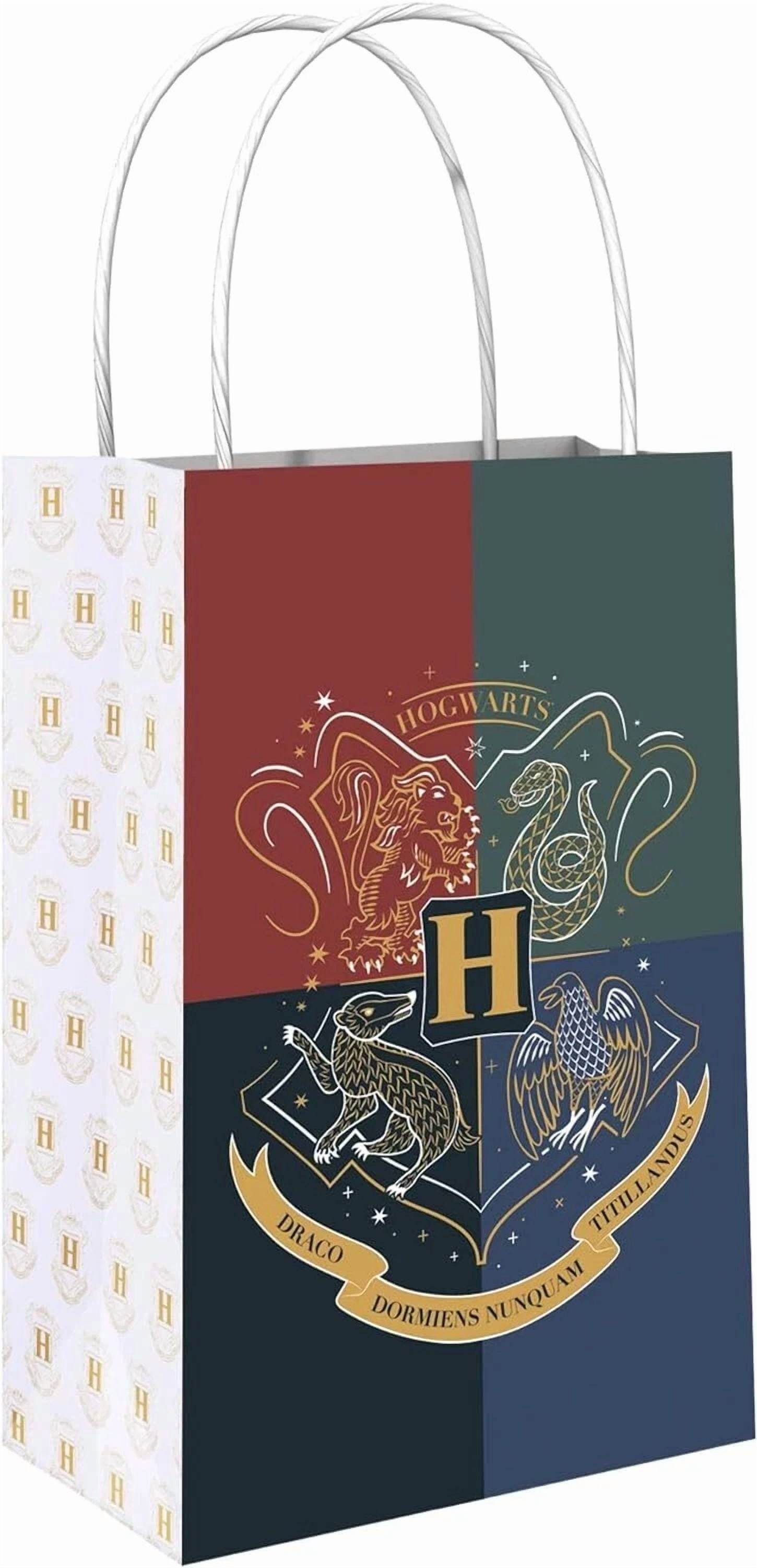 Harry Potter Hogwarts United Wizard Kids Birthday Party Favor Paper Kraft Bags
