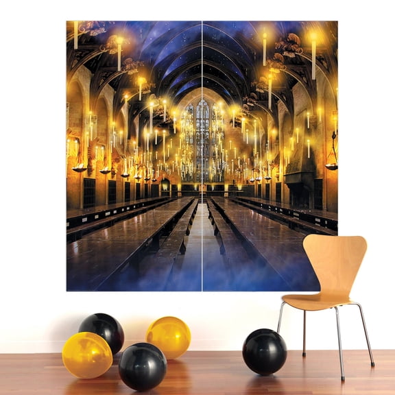 Harry Potter Hogwarts Wizarding World Backdrop  Kids Birthday Party Decoration