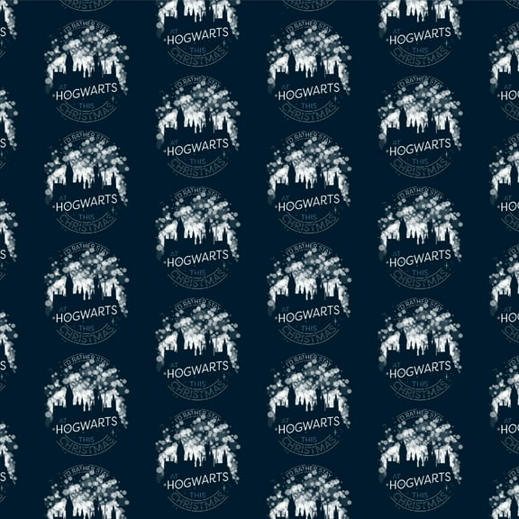 Harry Potter Hogwarts for Christmas Premium Roll Gift Wrap Wrapping Paper