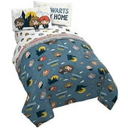 Harry Potter Hogwarts is My Home 4 Piece Twin Bed Set
