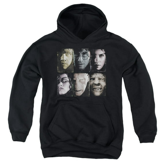 Harry Potter - Horizontal Heads - Youth Hooded Sweatshirt - Small