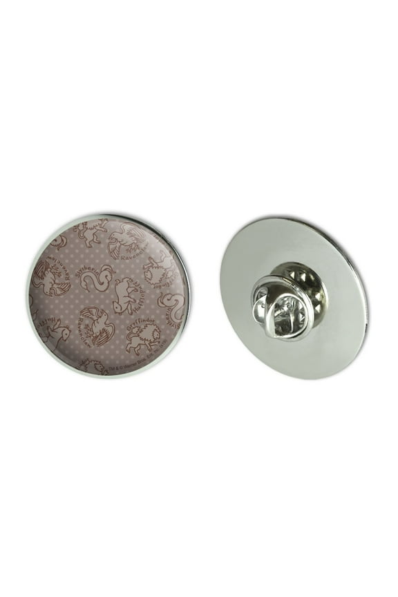 Harry Potter House Animal Pattern Metal 1.1" Tie Tack Hat Lapel Pin Pinback