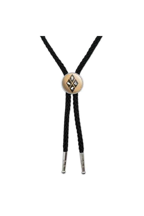 Harry Potter House Diamonds Western Southwest Cowboy Necktie Bow Bolo Tie