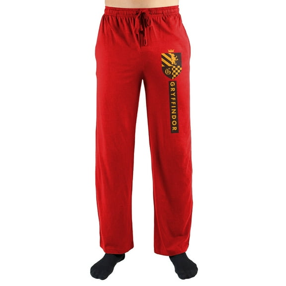 Harry Potter House Gryffindor Emblem Sleep Pajama Pants-X-Large