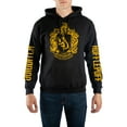 thumbnail image 1 of Harry Potter House Hufflepuff Coat of Arms Fleece Hoodie Sweatshirt-Medium, 1 of 2