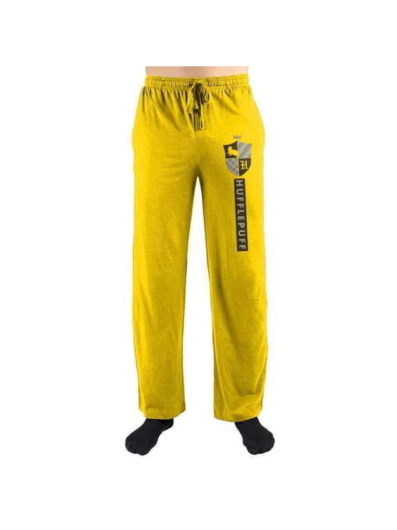 Harry Potter House Hufflepuff Emblem Sleep Pajama Pants-X-Large