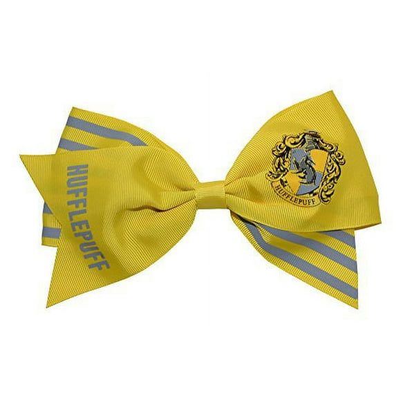 Harry Potter House Hufflepuff Yellow Cheer Hair Bow Barrette