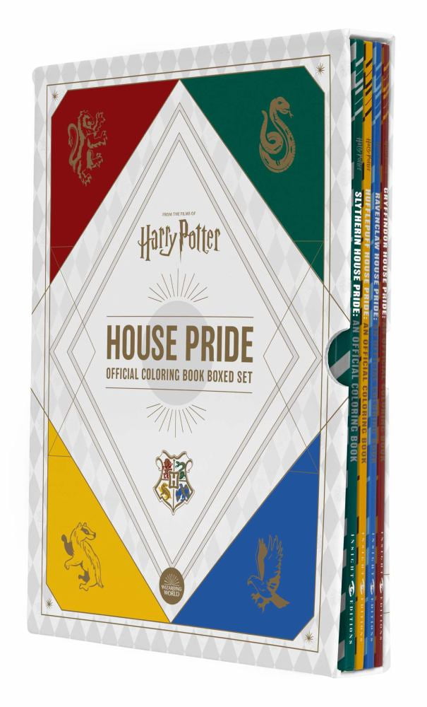 Harry Potter House Pride: Official Coloring Book Boxed Set (Hardcover)