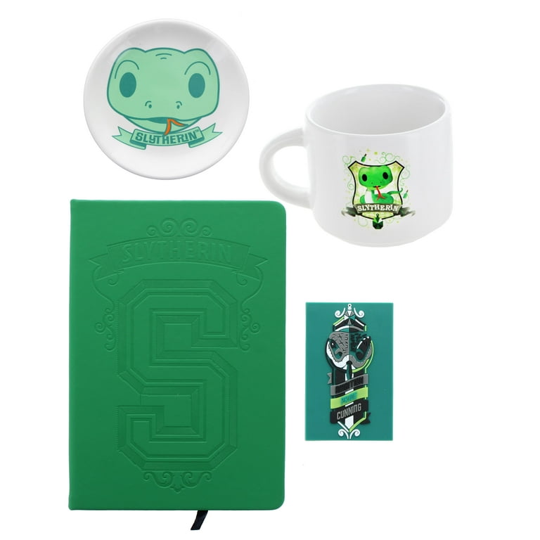 Harry Potter House Slytherin Gift Set Journal Mug Magnet