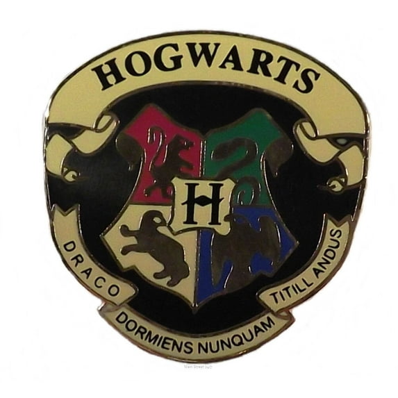 Harry Potter House of Hogwarts British Logo Metal/Enamel Finish Pin