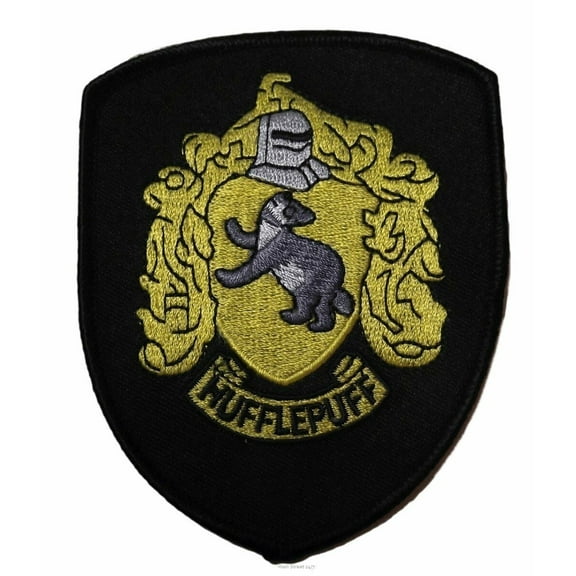 Harry Potter House of Hufflepuff Robe Logo 4" Tall Patch