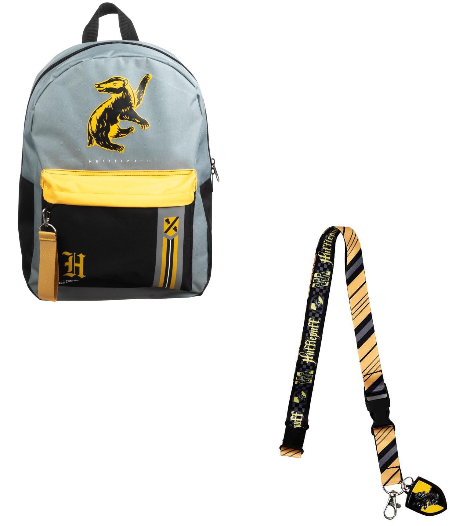Harry Potter Hufflepuff 16 Laptop Backpack Lanyard Combo Set Walmart