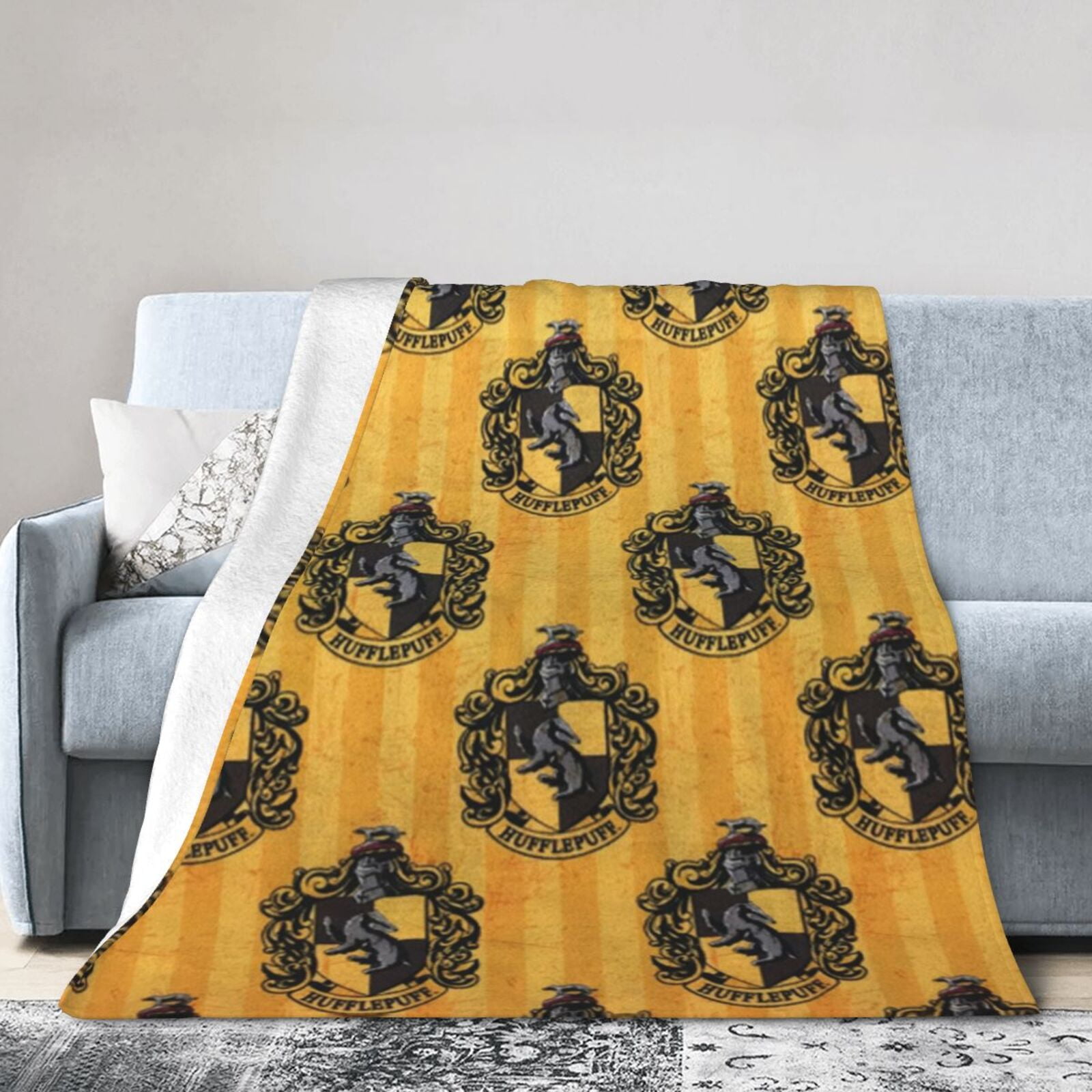 Harry Potter Hufflepuff Blanket Soft Warm Flannel Air Conditioning