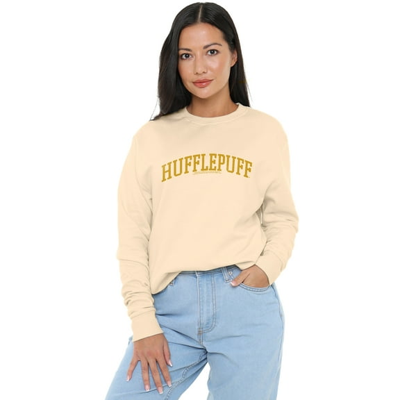 Harry Potter Hufflepuff Collegiate Women's Crew Sweatshirt