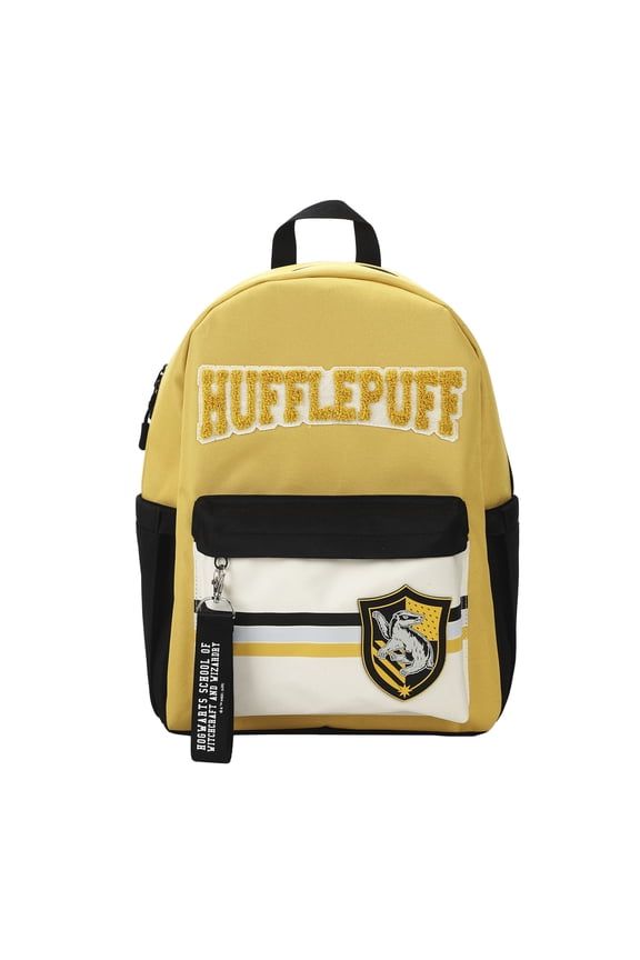 Harry Potter Hufflepuff Crest 16.5" Adult Yellow Backpack