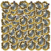 Harry Potter Hufflepuff Crest 50ct Vinyl Large Deluxe Stickers Variety Pack - Laptop, Water Bottle, Scrapbooking, Tablet, Skateboard, Indoor/Outdoor