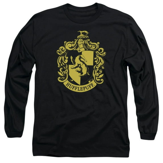 Harry Potter - Hufflepuff Crest - Long Sleeve Shirt - Large