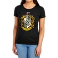 thumbnail image 1 of Harry Potter Hufflepuff Crest Women's T Shirt (2X-Large) Black, 1 of 6