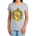 thumbnail image 1 of Harry Potter Hufflepuff Crest Women's T Shirt, Athletic Heather, 2X-Large, 1 of 6
