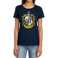 thumbnail image 1 of Harry Potter Hufflepuff Crest Women's T Shirt, Navy, Medium, 1 of 6