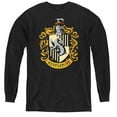 thumbnail image 1 of Harry Potter - Hufflepuff Crest - Youth Long Sleeve Shirt - X-Large, 1 of 2
