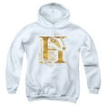 thumbnail image 1 of Harry Potter Hufflepuff H Logo Kids Pull-Over Hoodie (Medium) for Youth Boys and Girls, White, 1 of 5