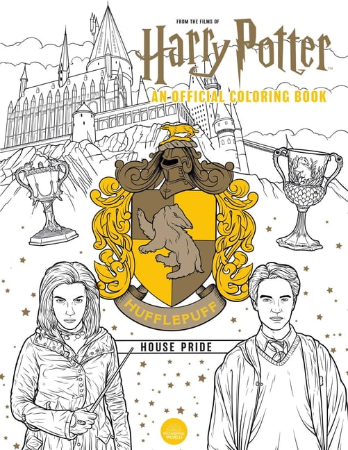 Harry Potter Coloring Book - few pages have been colored 