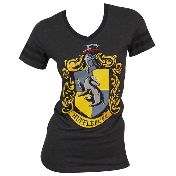 Harry Potter Hufflepuff Juniors V-Neck Tee Shirt