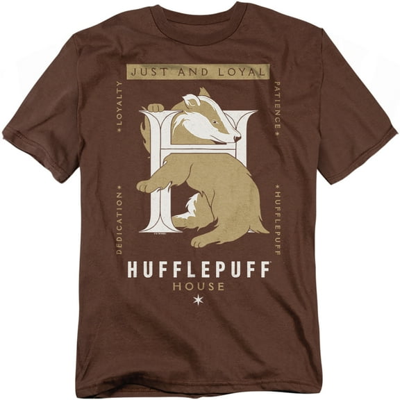 Harry Potter T-Shirt Hufflepuff Just And Loyal Unisex Graphic Tee for Men & Women
