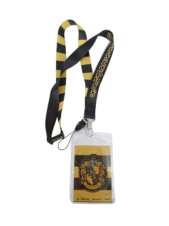 Harry Potter Hufflepuff Lanyard with Card Holder