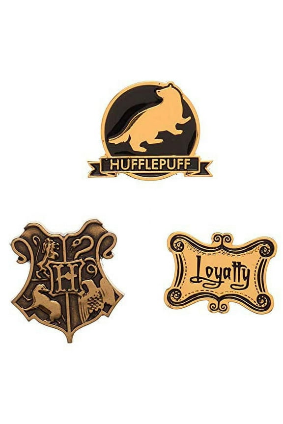 Hufflepuff Loyalty Set of 3 Metal Pins