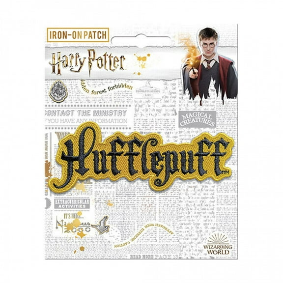 Harry Potter Hufflepuff Name Full Color Iron-On Patch