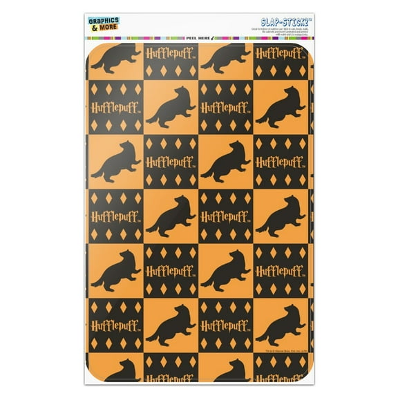 Harry Potter Hufflepuff Pattern Home Business Office Sign