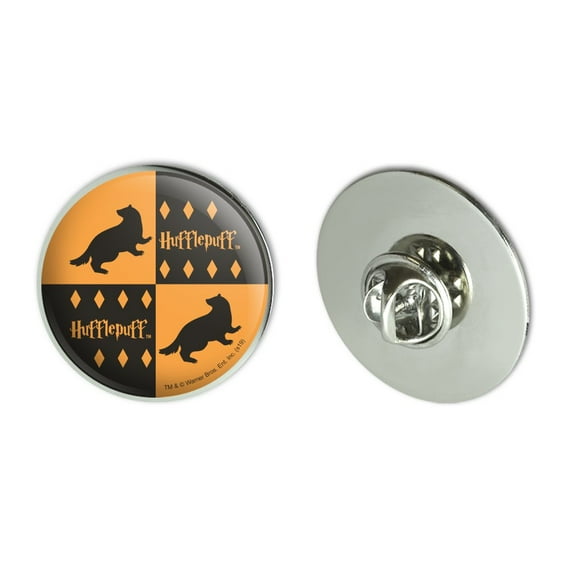 Harry Potter Hufflepuff Pattern Metal 1.1" Tie Tack Hat Lapel Pin Pinback