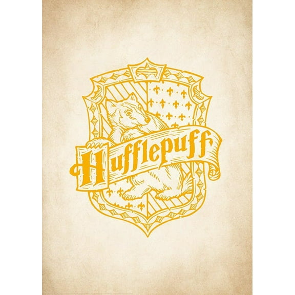 Harry Potter™ - Hufflepuff Print Wall Art, Modern Wall Decor For Living Room Bedroom, 24x36 UNFRAMED